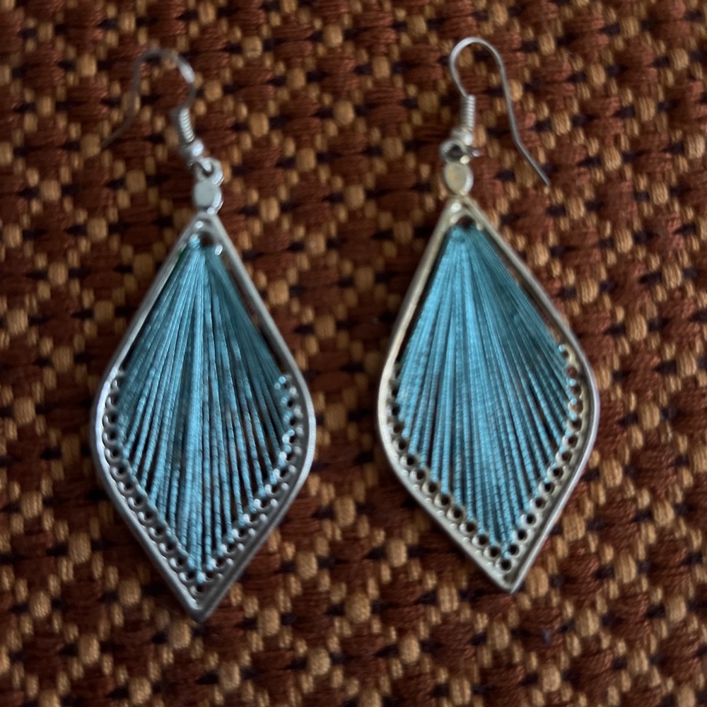 Cute blue earrings